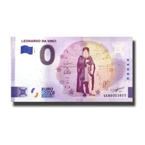 Billetes de recuerdo Euro Souvenir Italia SEBD 2022-2 Leonardo Da Vinci - Imagen 1 de 2