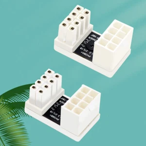 180 Degree 8 Pin Female To 8 Pin Male DIY Angled Power Adaptor for Graphics Card - Bild 1 von 15