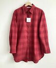 JW Anderson Flannel Long Sleeve Women’s Uniqlo Checked Shirt Size Large NEW