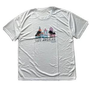 Grafik T-Shirt Los Angeles Marathon Serie Läufer T-Shirt weiß 2XL Herren - Bild 1 von 1