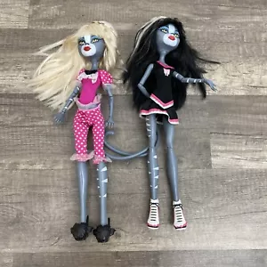 Monster High Meowlody & Purrsephone Werecat Twins bambole 2011 - Foto 1 di 8