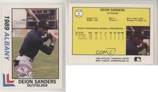 1989 Best Albany-Colonie Yankees Deion Sanders #1 Rookie RC