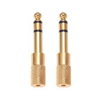  2 PCS Female to Cable Adapter Headphone Stereo Audio Connector