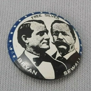 Botón de Reproducción Plateado Libre Bryan/Sewall de Colección - Kleenex '68 - Imagen 1 de 4