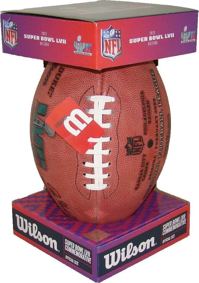 Wilson Super Bowl 57 Philadelphia Eagles vs. Kansas City Chiefs Football - Brown
