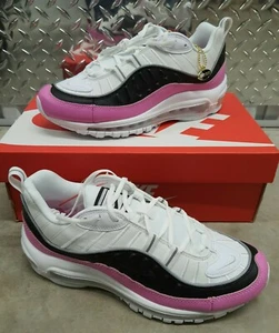 Nike Air Max 98 SE Tenis Mujer Talla 7 CHINA ROSA BLANCO Negro AT6640-100 - Imagen 1 de 7