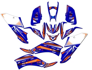 Kit de Gráficos All Years RAPTOR 125 SURGE Blue Senge Compatible con Yamaha - Imagen 1 de 7