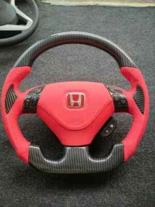Carbon steering wheel for Honda Accord FD2/FN2 2006-12 - Picture 1 of 5