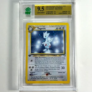 2000 Pokemon Neo Genesis "Togetic" 16/111 Holo MNT 9.5 MNT WOTC 1st-Ed - Picture 1 of 6
