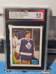 87-88 O-Pee-Chee Ken Wregget Rookie ๐จ๐จ๐จ KSA 9.5 Near Gem Mint - Picture 1 of 2