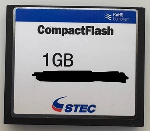 CompactFlash STEC 1 Go - Photo 1 sur 2