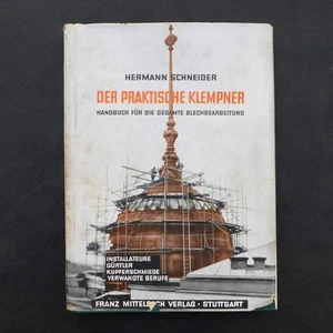 German Sheet Metal working Tinsmith Coppersmith Hermann Schneider 1951 Roof + - Foto 1 di 16