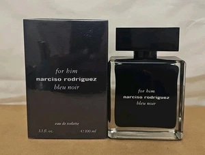 Narciso Rodriguez for Him Bleu Noir 100ml 3.3 oz Eau de Toilette Spray for Men - Picture 1 of 3