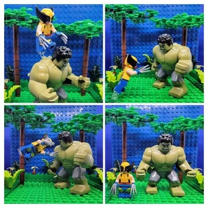LEGO® Marvel Hulk Big Fig (sh0967) vs Wolverine Minifigure (sh939) *BRAND NEW* - Picture 1 of 24
