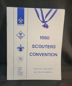 Vintage BSA 1980 Scouters Convention Booklet Great Salt Lake Silver Beaver Award Lis - Bild 1 von 11