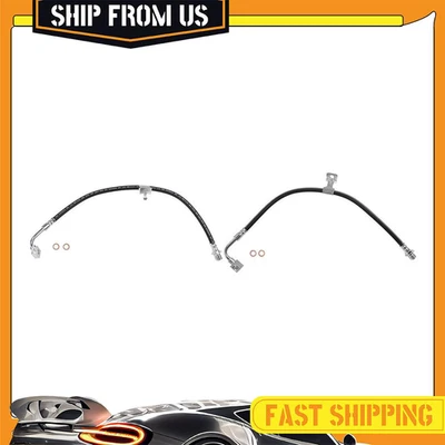Manguera de línea de freno delantero Sunsong 2 piezas para Chevrolet K5 Blazer 1979-1984 tracción trasera Foto 1 de 4