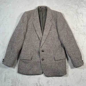 Harris Tweed Jacket Mens 36 S Wool England Blazer Scottish Hammersley London - Picture 1 of 15