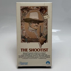 Vtg The Shootist VHS 1976 John Wayne Sealed Paramount Western Movie DS Rare - Picture 1 of 11