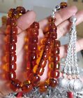 bacalite amber faturan 11*15 mm original handcrafted colection  rosary a14