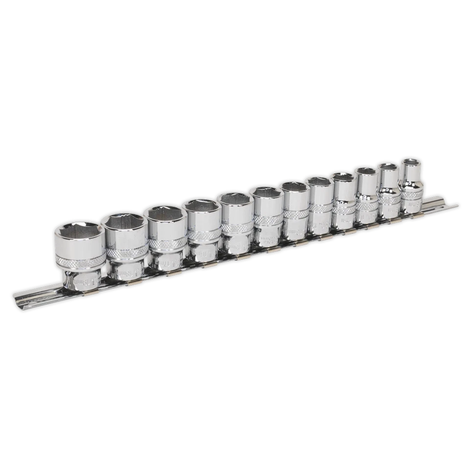 Set de Vasos 12pc 1cmSq Drive Atornillables™ 6pt Métrico - Sealey AK2741 Nuevo - Imagen 1 de 1