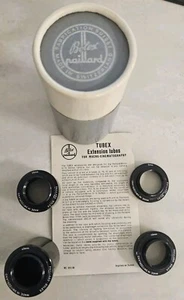 Bolex H16 reflex Tubex complete set macro extension lens tubes boxed Camera Rare - Picture 1 of 13