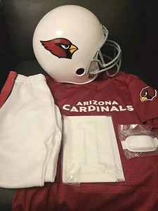 NFL Arizona Cardinals Youth Kids 5pc Deluxe Football Helmet, Jersey &Pants Small - Picture 1 of 21