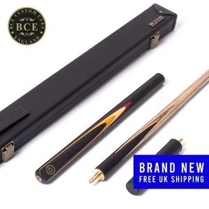 BCE 3 Piece Ash Pool/Snooker Cue with matching BCE Deluxe Cue Case (BCE-EL3-1D) - Picture 1 of 11