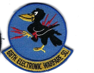PATCH USAF 68TH EWS ELECTRONIC WARFARE SQ V2 EGLIN AFB    B9-17 - Bild 1 von 1
