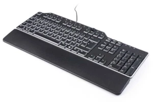 NEW Dell KB522 USB Multimedia QWERTY Tastatur +OEM Aufkleber - Bild 1 von 1