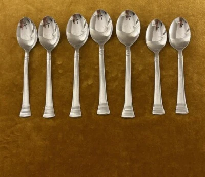 Cambridge Stainless Steel BRIANNA (5) & (2) Teaspoons - Image 1 of 4