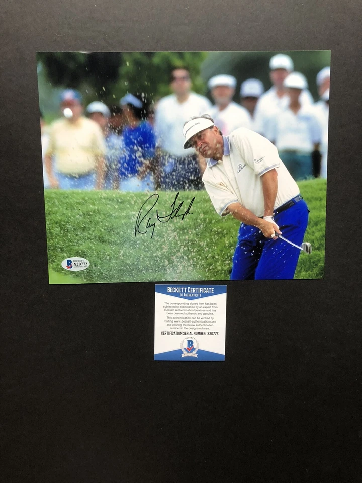 Raymond Floyd autographed signed 8x10 photo Beckett BAS COA Golf PGA Ray Masters - Image 1 of 1