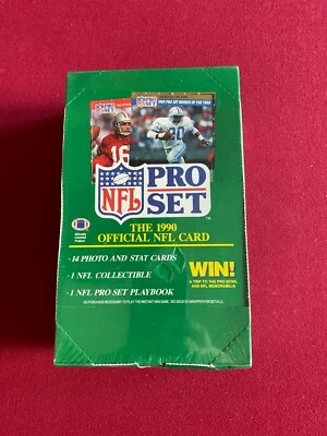 1990, PRO SET, "Factory Sealed", NFL Series 1 & 2 Wax Boxes (Vintage) - Image 1 of 4