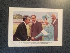 RARE 1950 DON BRADMAN CARD: BOOK TALLIES “ROYAL FAMILY”