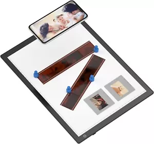 Slide Viewer Light Pad, Ultra-Thin A4 LED Light Panel for Old Slides Negative - Picture 1 of 7