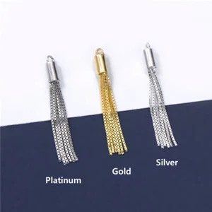 Dije de borla de plata esterlina 925 para pulsera A2454 - Imagen 1 de 6