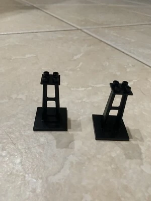 Lego Soporte Inclinado - PN 2680 - Negro - 2 Piezas Foto 1 de 3