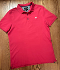 Polo homme manches courtes Banana Republic or taille L 96 % coton colo corail