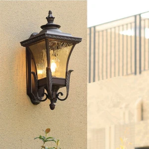 Outdoor Wall Lamp Garden Wall Sconce Outside Wall Lights Balcony Wall Lighting - Picture 1 of 11