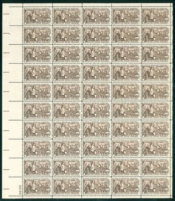 Scott #1115 4¢ Lincoln-Doulas Debates Mint Sheet MNH  CV $13.25 - Image 1 of 2