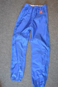 Vintage THE NORTH FACE Full Zip Gore Tex Wind Pants Mens Medium Made USA Blue - Picture 1 of 9