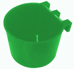 5 PACK 8 OZ PIGEON QUAIL DOVE CHICKEN RABBIT BIRD FEEDER WATER DRINKER CUP CAGE - Picture 1 of 2