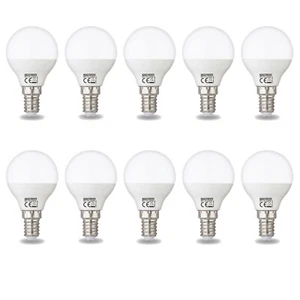 5x 10x 4 vatios E14 bola bombilla LED bombilla forma bola 4W 250 lúmenes - Imagen 1 de 3