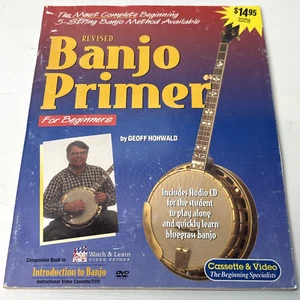 Banjo Primer Book for beginners by Geoff Hohwald with CD - Picture 1 of 7