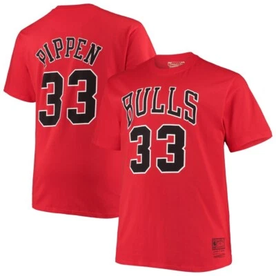 Nueva Camisa Para Hombre 4XLT Grande y Alta Mitchell & Ness NBA Chicago Bulls Scottie Pippen Foto 1 de 4