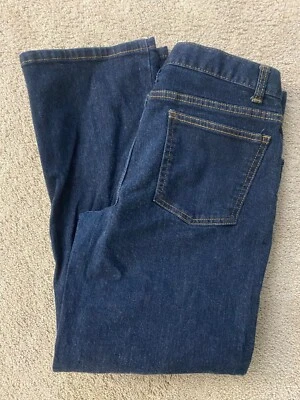 Pantalones de mezclilla Husky Faded Glory para niños talla 14 con cintura ajustable 27" entrepierna, usados una vez Foto 1 de 4