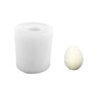 Supplies Striped Egg Candle Molds 3D Art Wax Mold Soap Making Silicone Mould