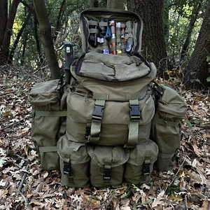 KitPimp British Army 150 Litre Pathfinder Mk2 Rucksack Green Bergen RRP £389.99 - Picture 1 of 18