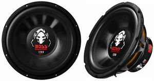 NEW (2) 10" BASS Subwoofer Replacement Speakers 4ohm Car Audio 1200w SVC PAIR
