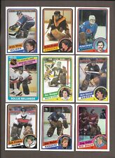 1984-85 OPC NHL GOALIE Lot 9[C] O Pee Chee High Grade Hockey Cards