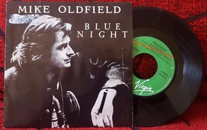 MIKE OLDFIELD *** Blue Night *** VERY RARE & SCARCE 1989 Spain PROMO 7" Single - Picture 1 of 4